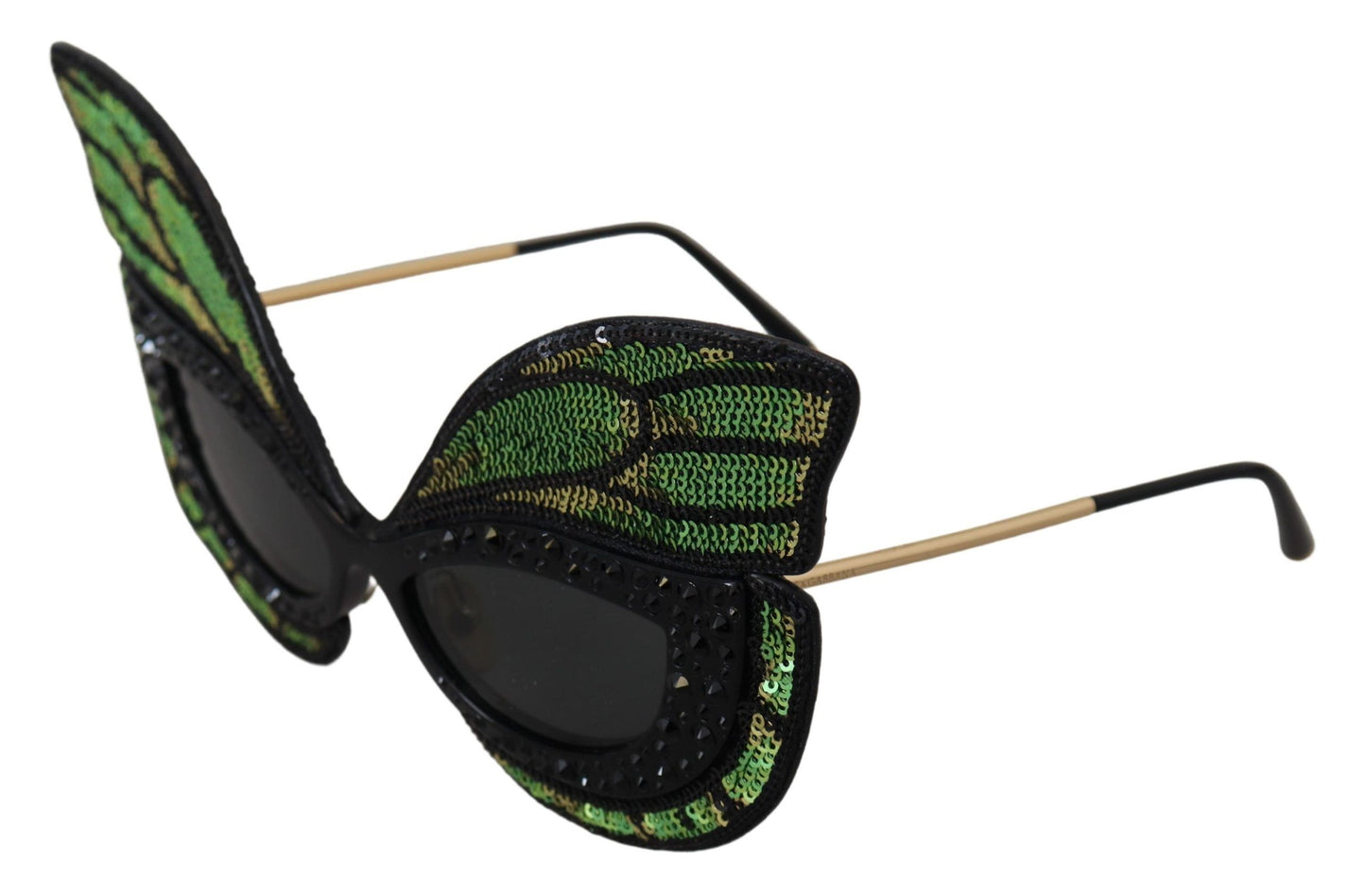 Dolce & Gabbana Exquisite Sequined Butterfly Sunglasses