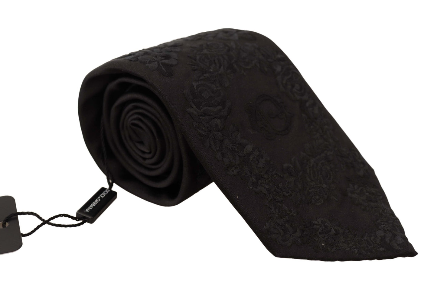 Dolce & Gabbana Elegant Black Silk Tie