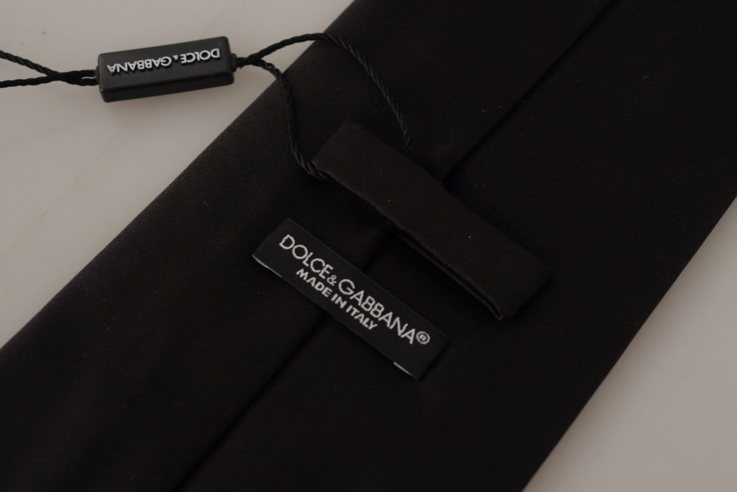 Dolce & Gabbana Sleek Silk Tie for the Refined Gentleman