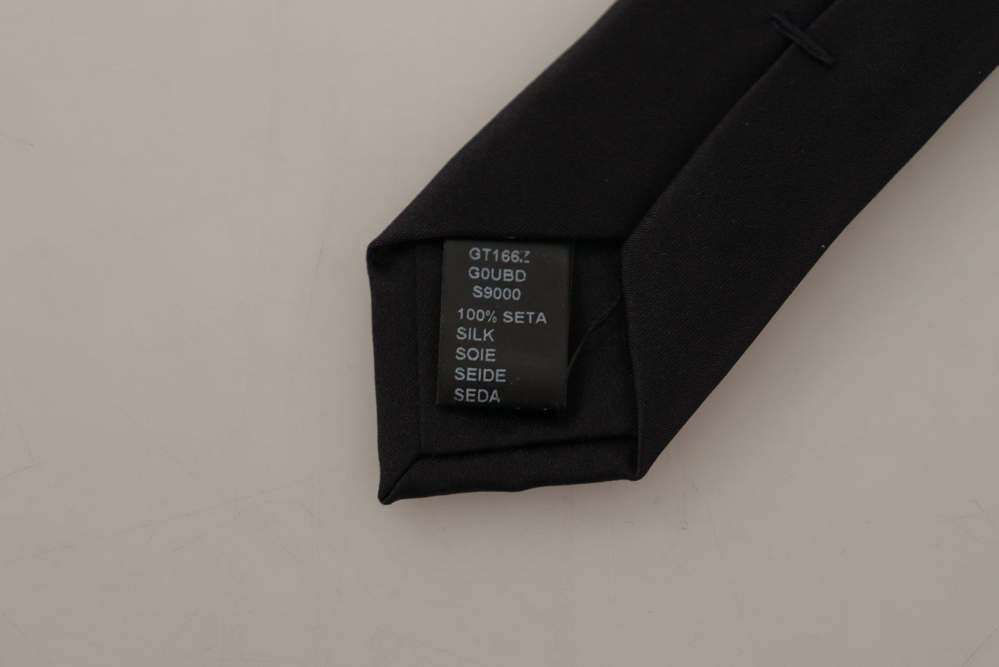 Dolce & Gabbana Elegant Black Silk Tie