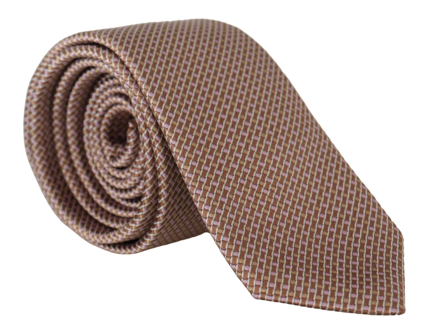 Dolce & Gabbana Elegant Beige Silk Tie for Sophisticated Style