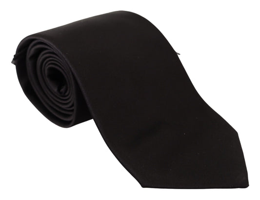 Dolce & Gabbana Elegant Black Silk Tie