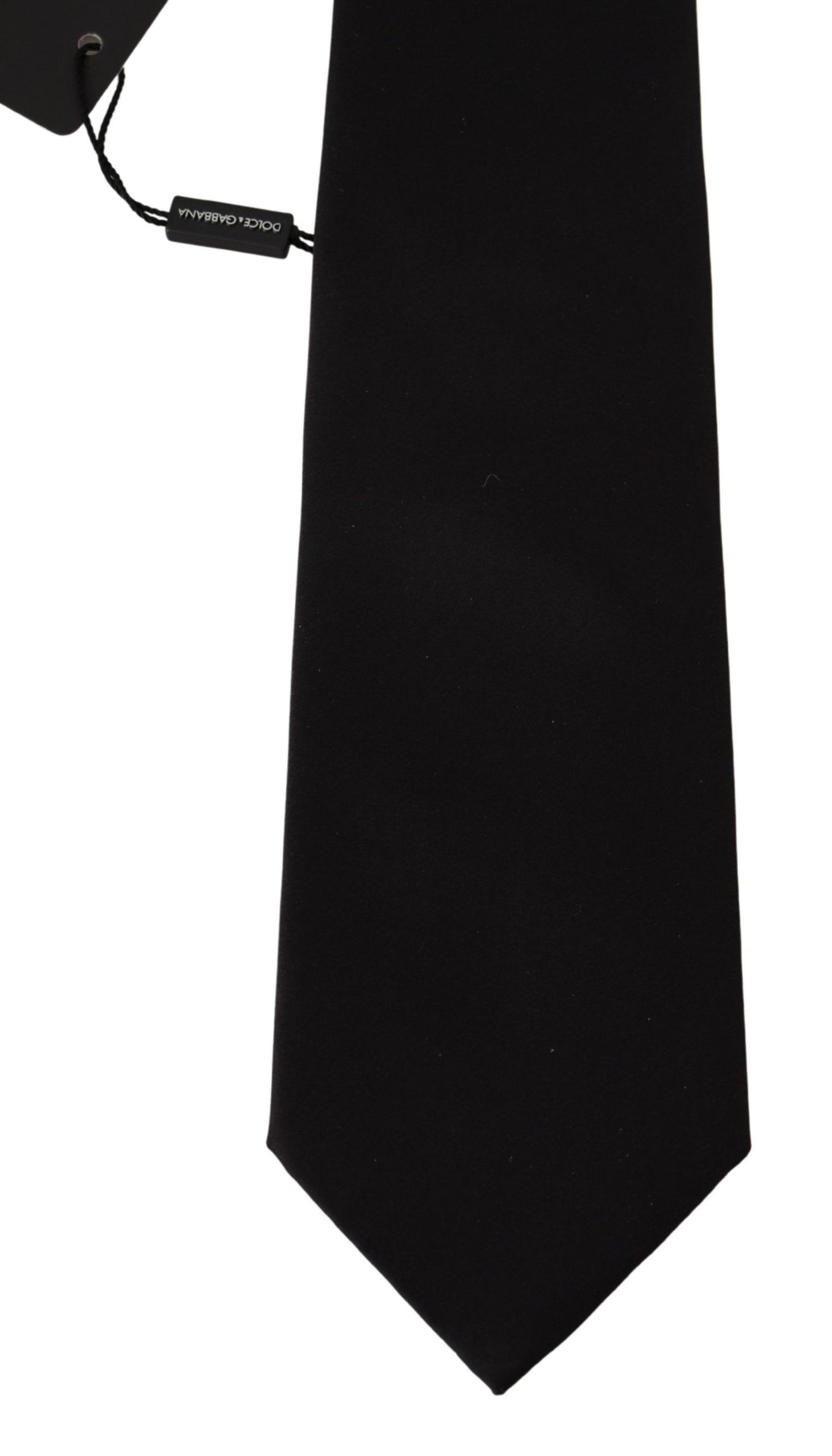 Dolce & Gabbana Elegant Black Silk Tie