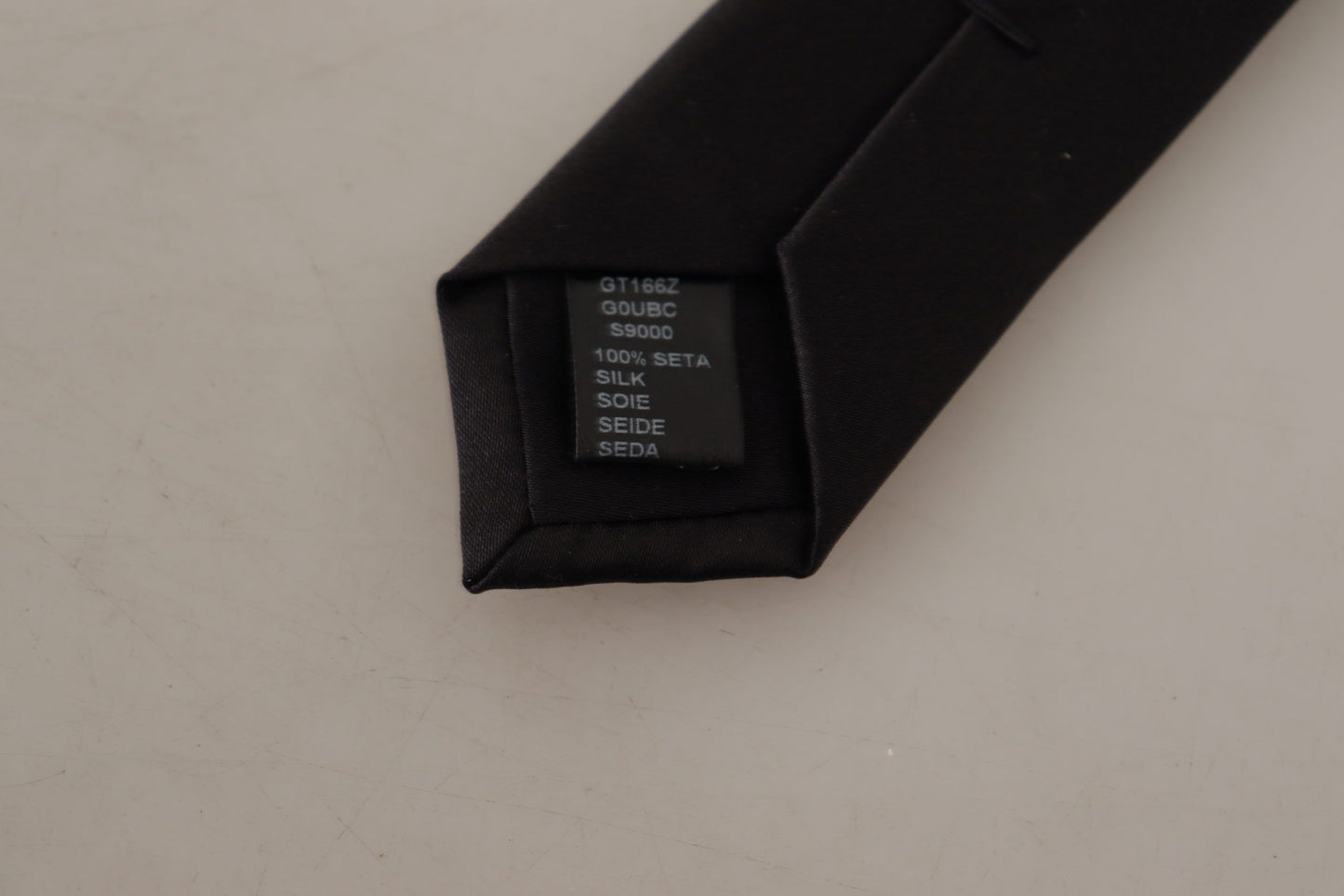 Dolce & Gabbana Elegant Black Silk Tie