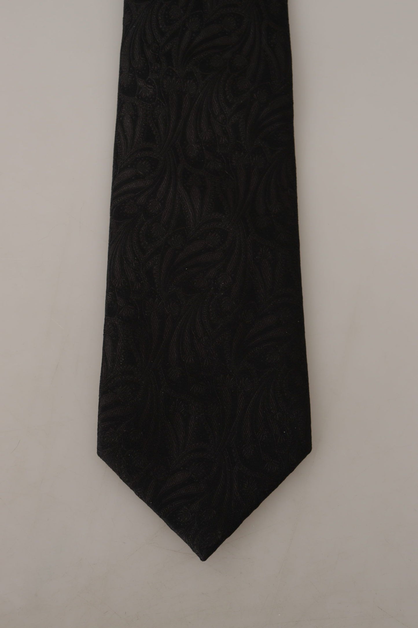 Dolce & Gabbana Elegant Black Silk Tie