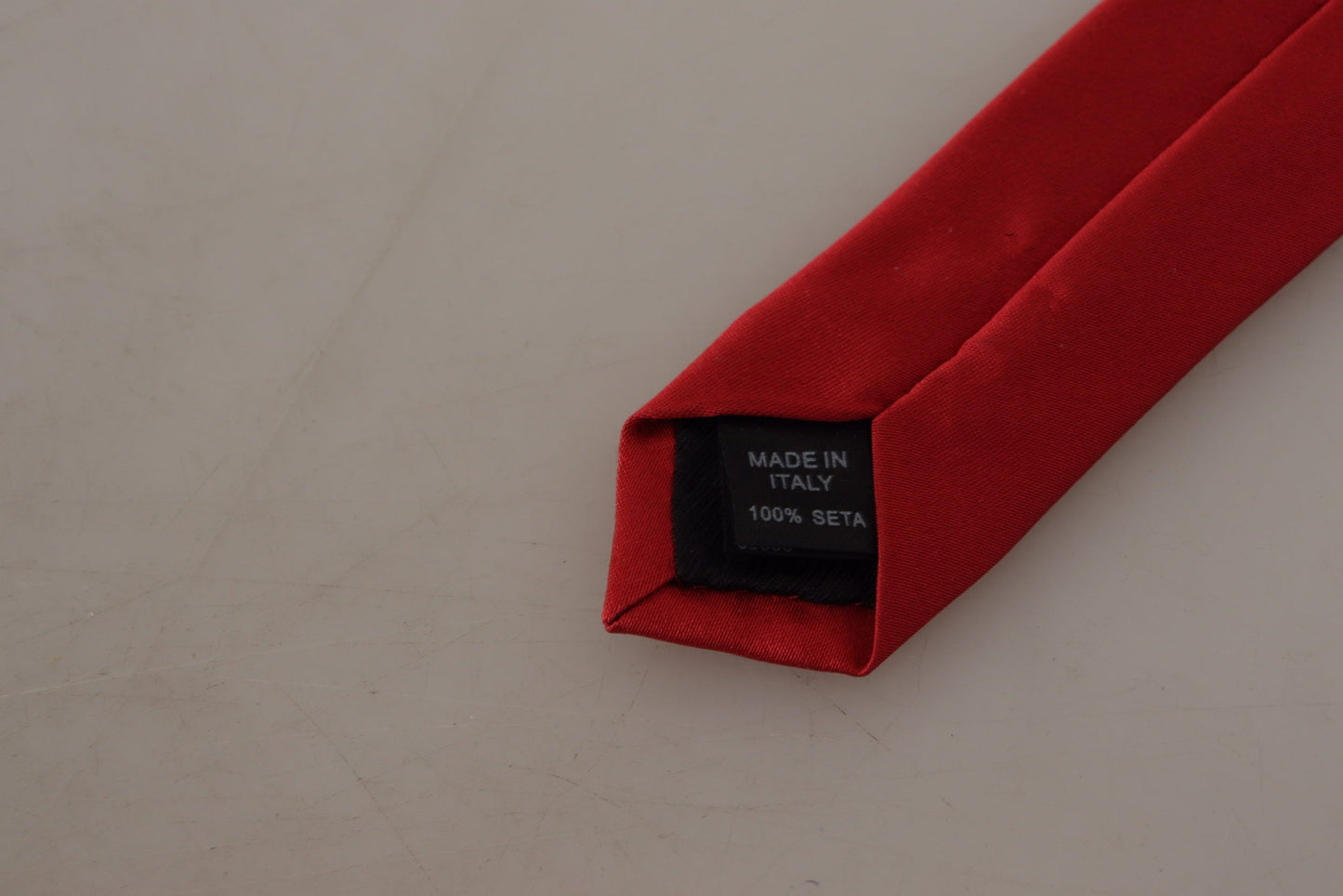 Dolce & Gabbana Elegant Red Silk Tie