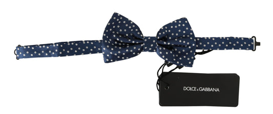 Dolce & Gabbana Elegant Silk Polka Dot Bow Tie