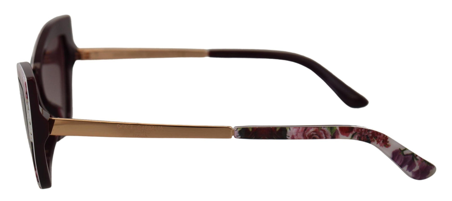 Dolce & Gabbana Multicolor Cat Eye Floral Sunglasses