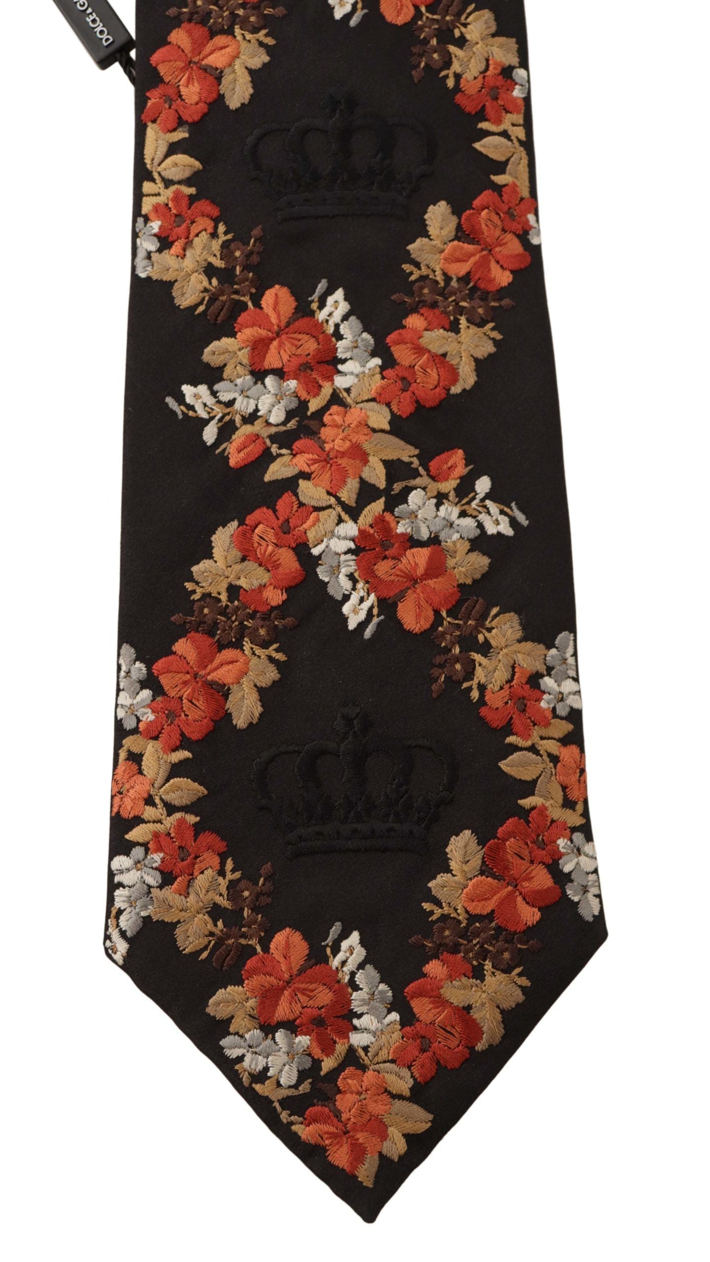 Dolce & Gabbana Elegant Silk Black Tie for Sophisticated Style