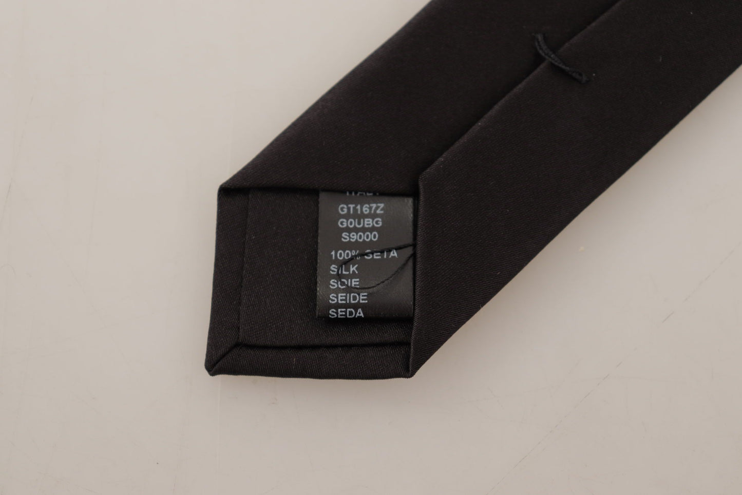 Dolce & Gabbana Elegant Silk Black Tie for Sophisticated Style