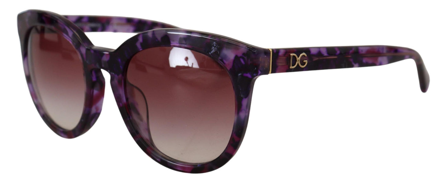 Dolce & Gabbana Chic Tortoiseshell Acetate Sunglasses