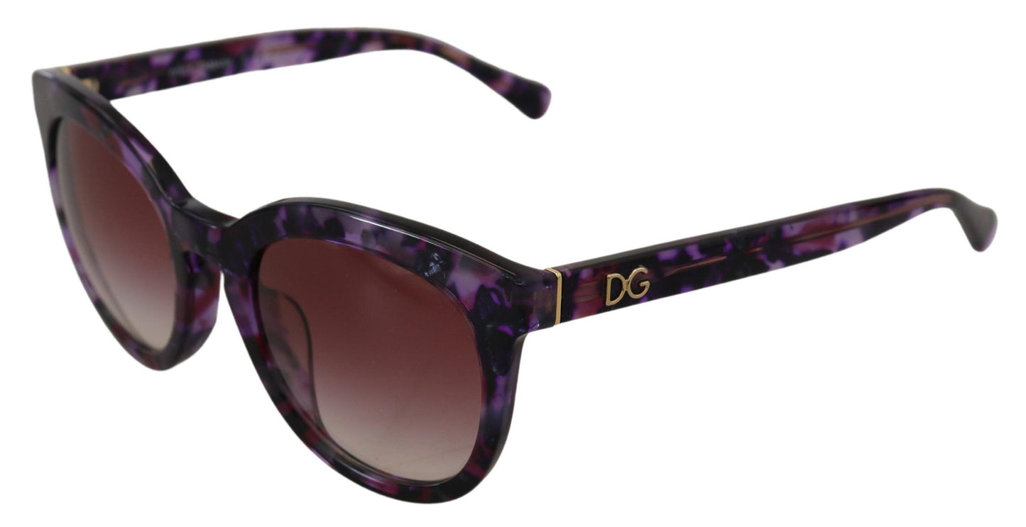 Dolce & Gabbana Chic Tortoiseshell Acetate Sunglasses