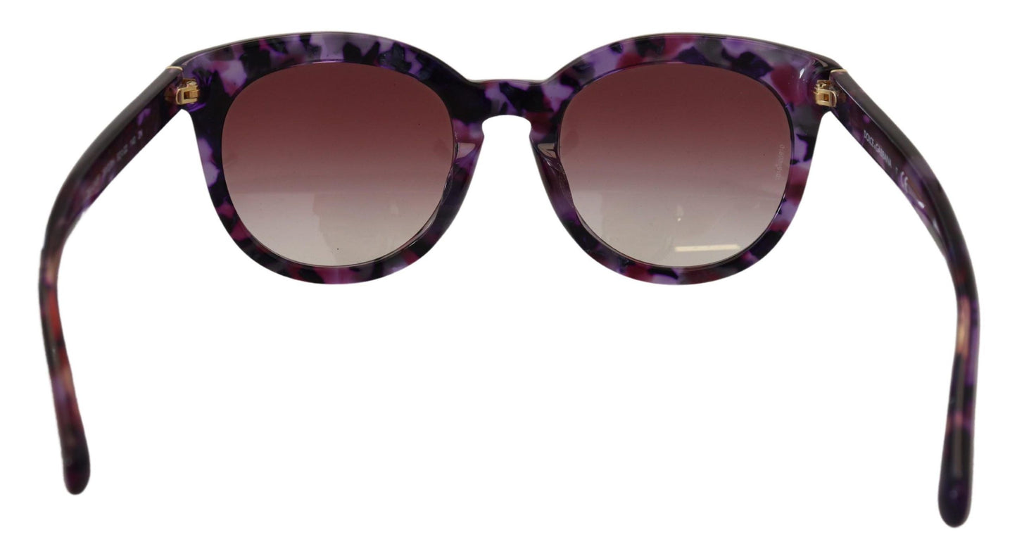 Dolce & Gabbana Chic Tortoiseshell Acetate Sunglasses