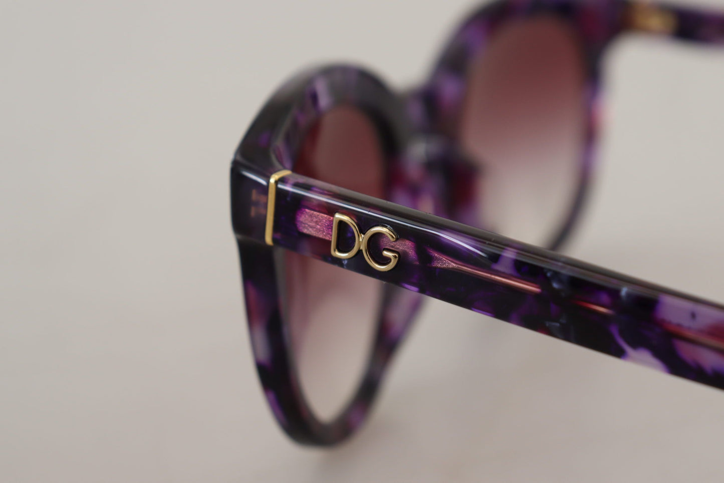 Dolce & Gabbana Chic Tortoiseshell Acetate Sunglasses