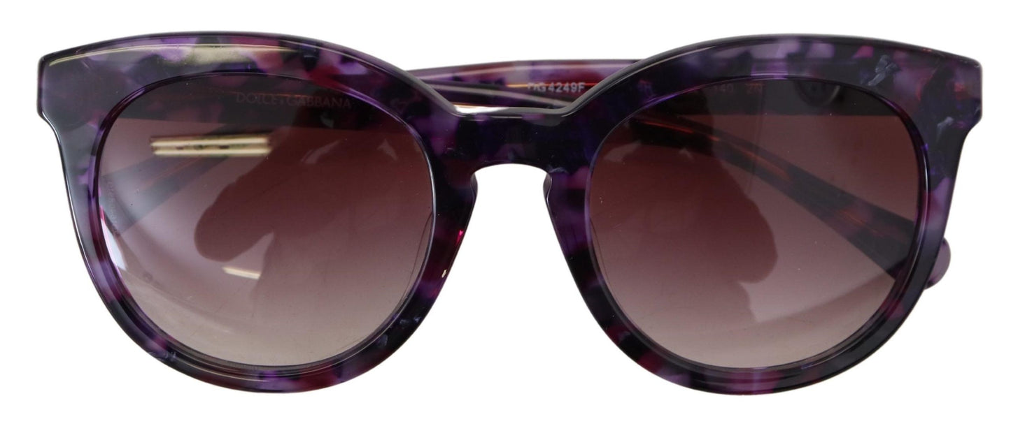 Dolce & Gabbana Chic Tortoiseshell Acetate Sunglasses