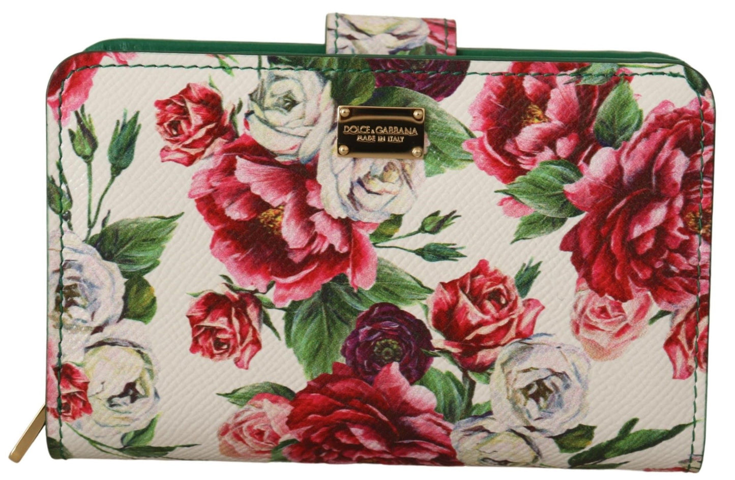 Dolce & Gabbana Multicolor Floral Leather Continental Wallet