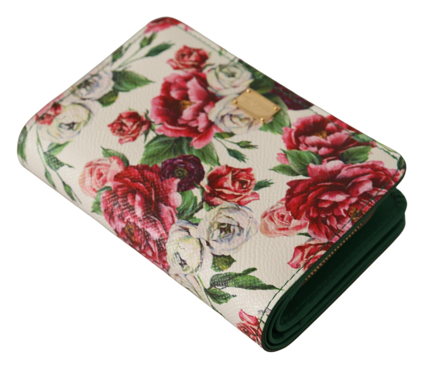 Dolce & Gabbana Multicolor Floral Leather Continental Wallet