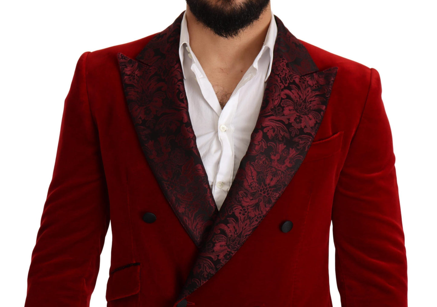 Dolce & Gabbana Elegant Double Breasted Floral Blazer