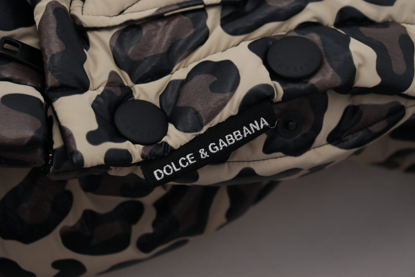 Dolce & Gabbana Opulent Leopard Print Parka Jacket