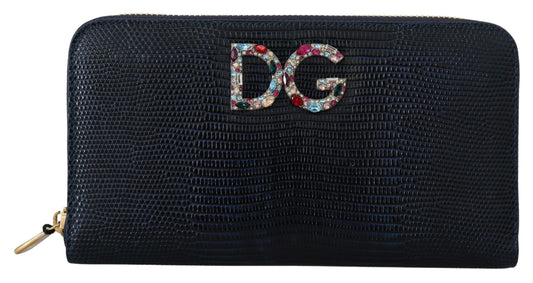 Dolce & Gabbana Elegant Continental Zip Around Wallet