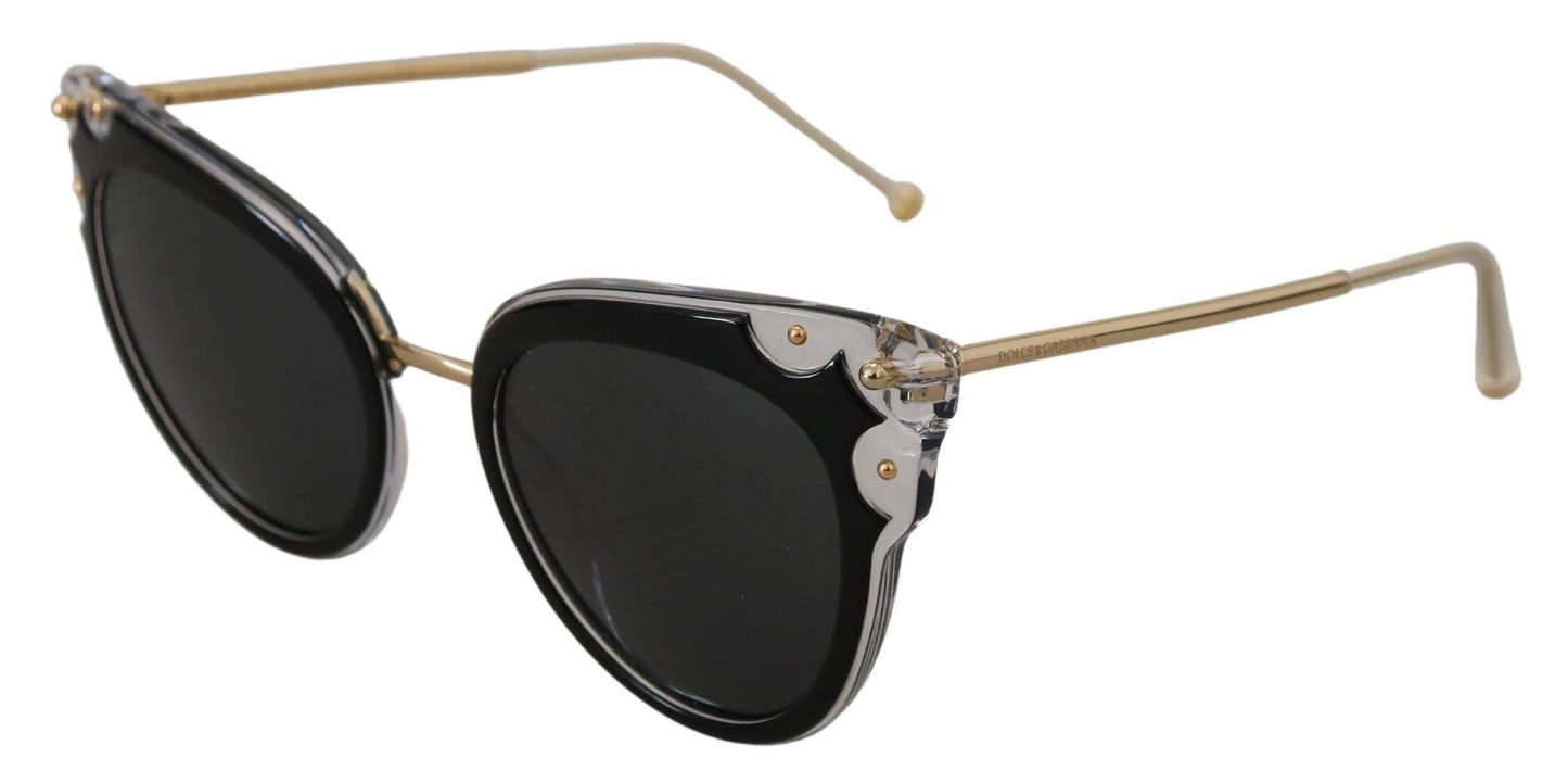 Dolce & Gabbana Chic Cat Eye Black Sunglasses