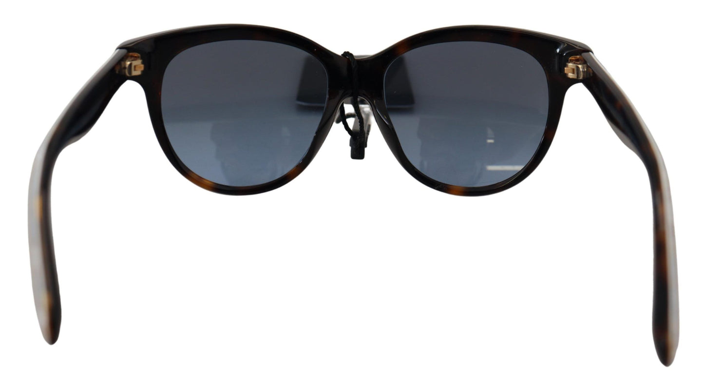 Dolce & Gabbana Elegant Round Majolica Print Sunglasses