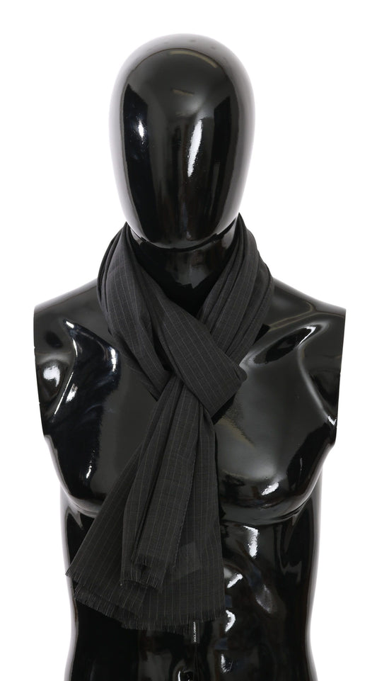 Dolce & Gabbana Elegant Silk Fringed Men's Scarf