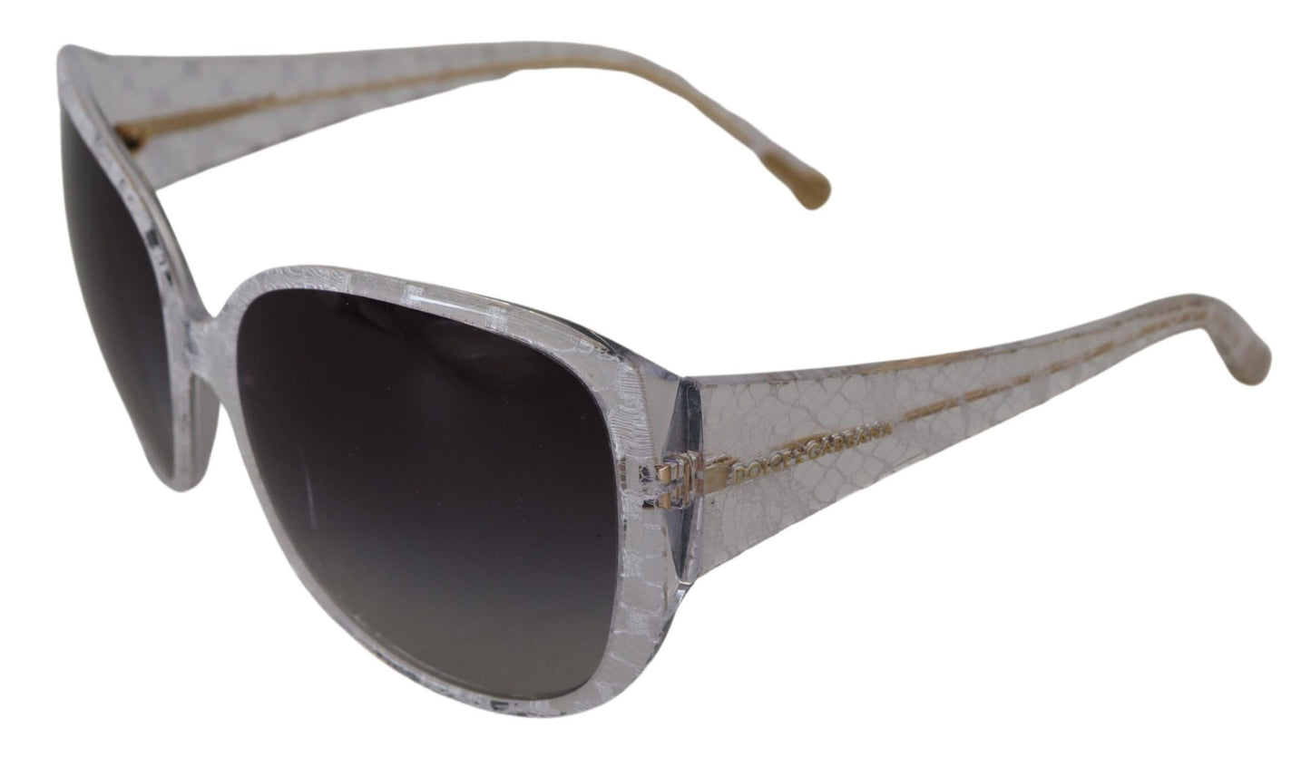 Dolce & Gabbana Chic Clear Lace-Embed Sunglasses