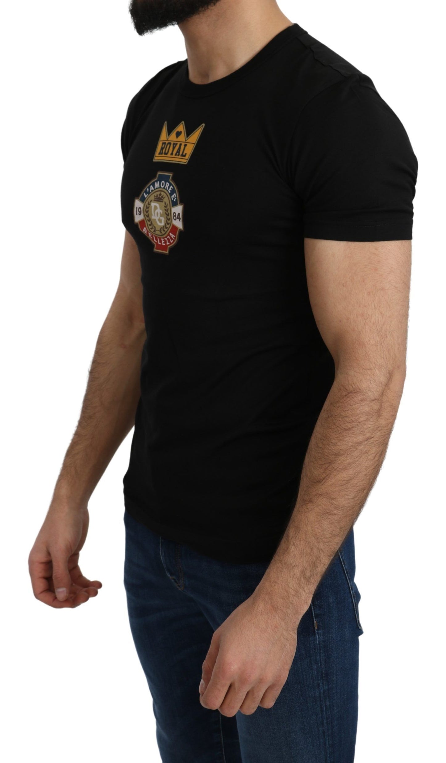 Dolce & Gabbana Elegant Short Sleeve Crew Neck Tee