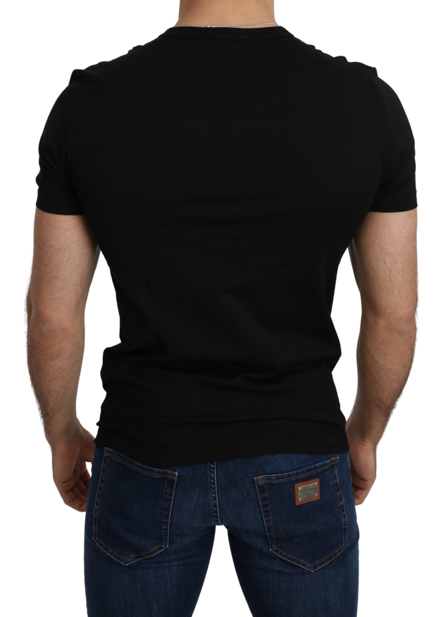 Dolce & Gabbana Elegant Short Sleeve Crew Neck Tee