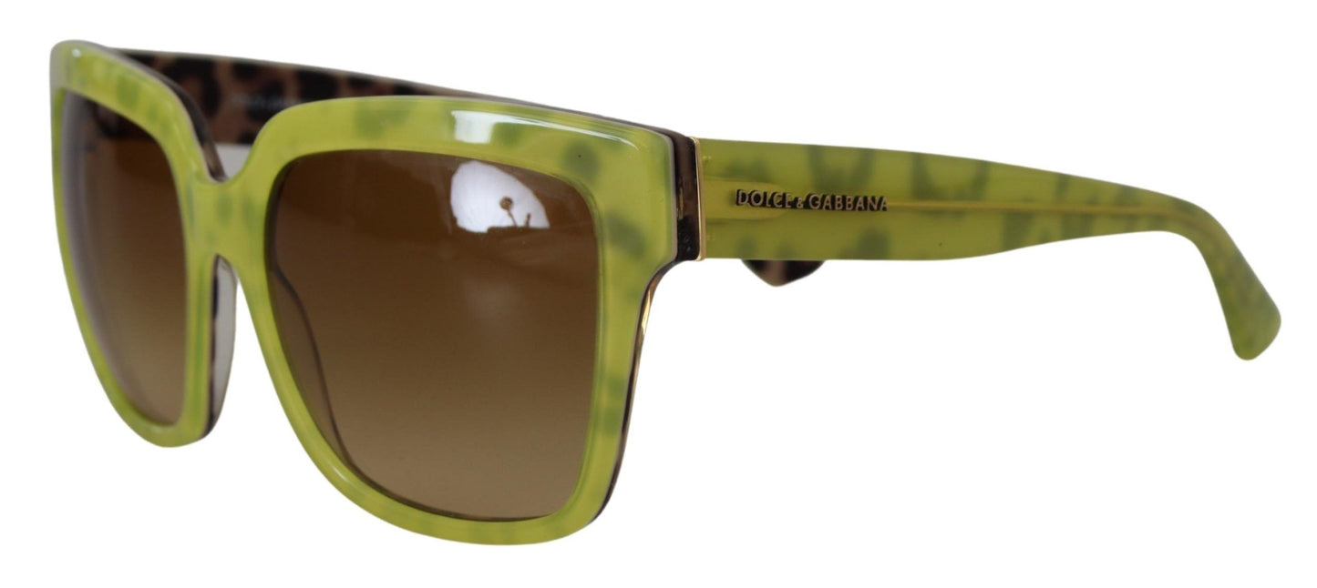 Dolce & Gabbana Chic Leopard Acetate Sunglasses