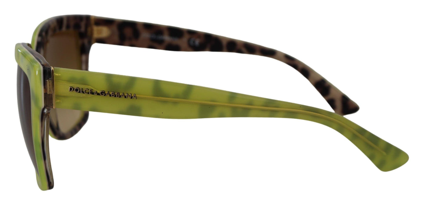 Dolce & Gabbana Chic Leopard Acetate Sunglasses