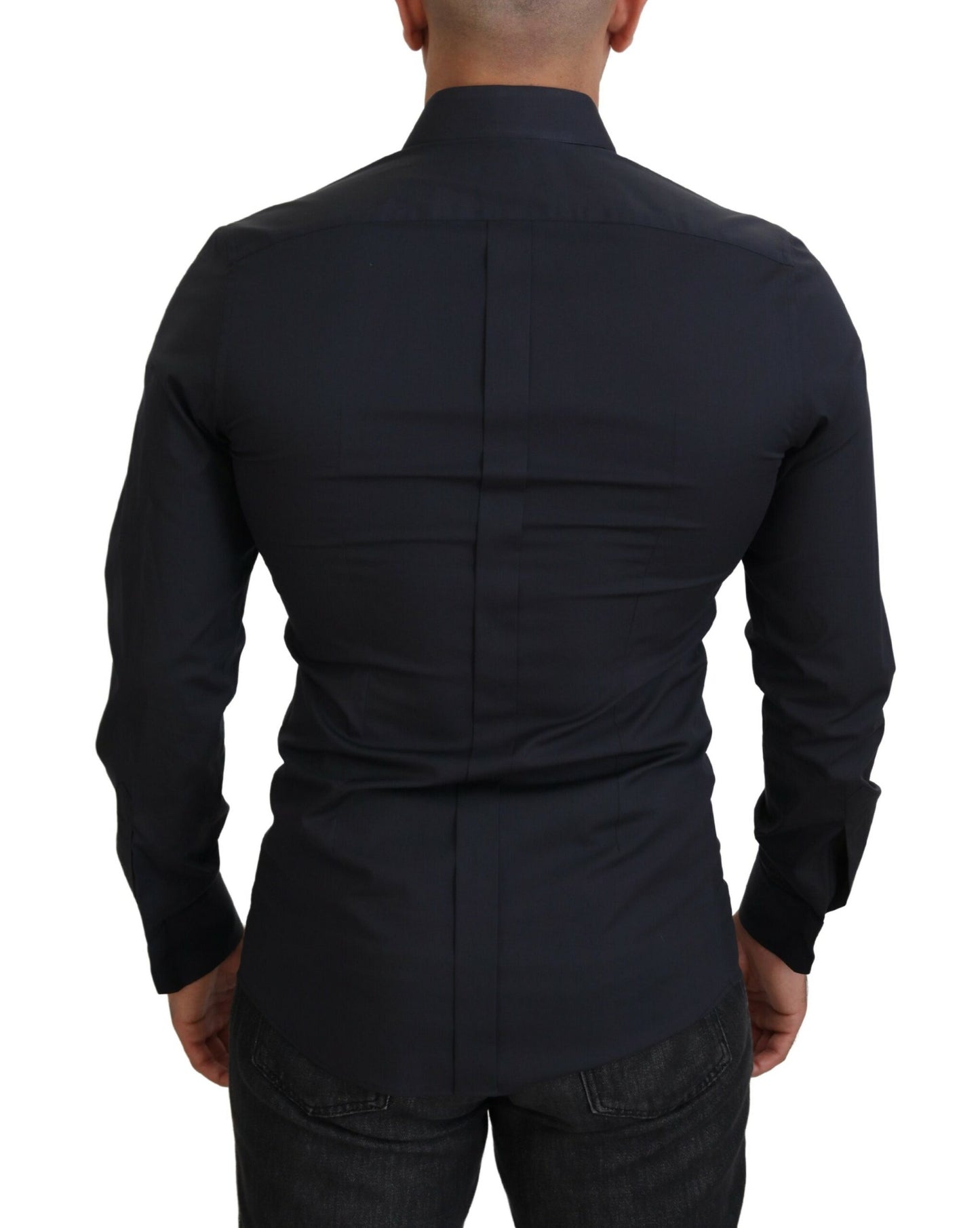 Dolce & Gabbana Elegant Black Formal Long Sleeve Shirt