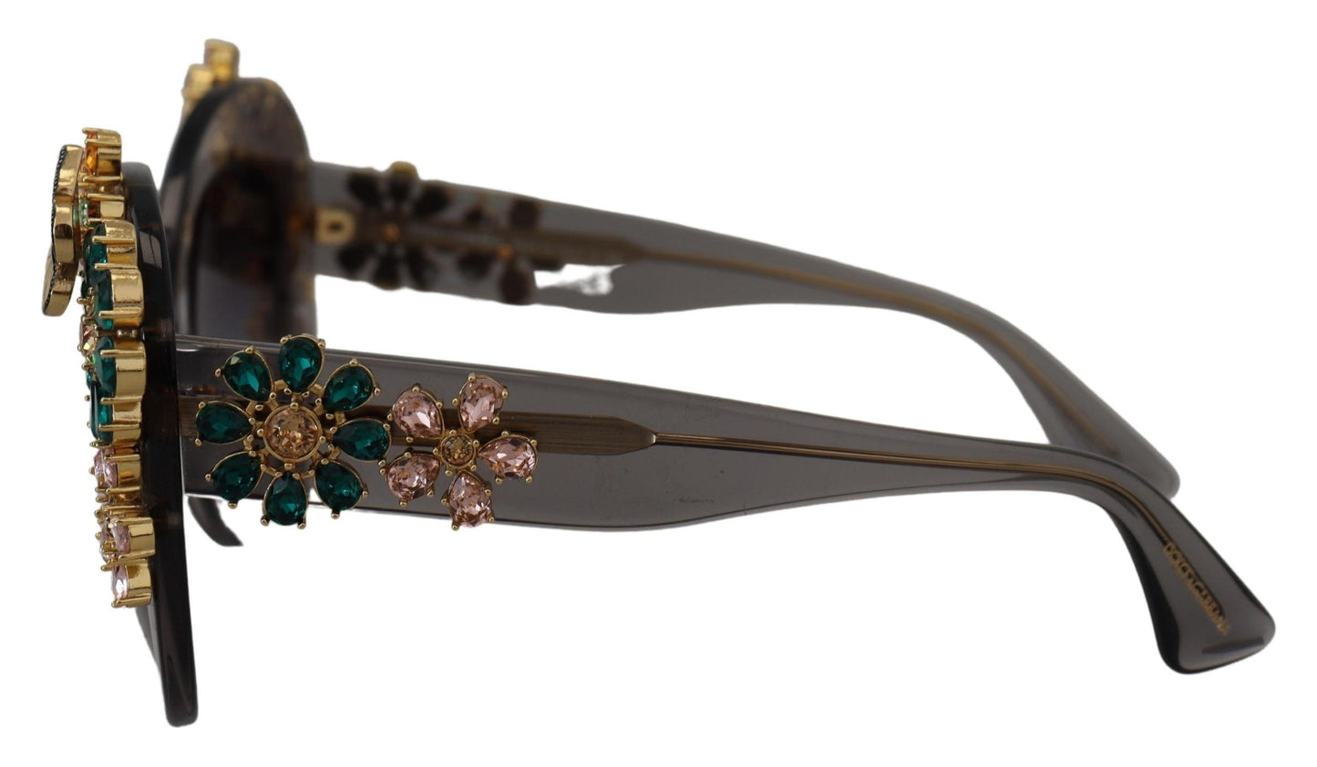 Dolce & Gabbana Crystal-Cat Eye Luxury Sunglasses