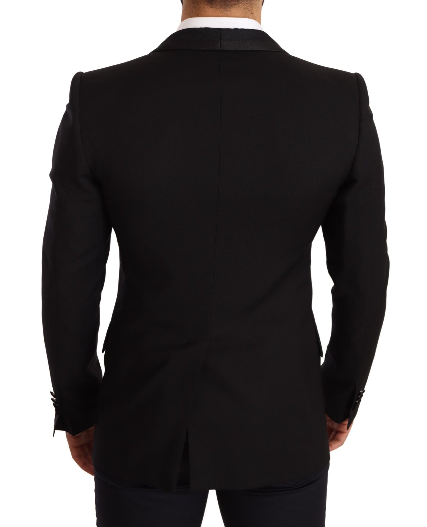 Dolce & Gabbana Elegant Black Slim Fit Formal Blazer