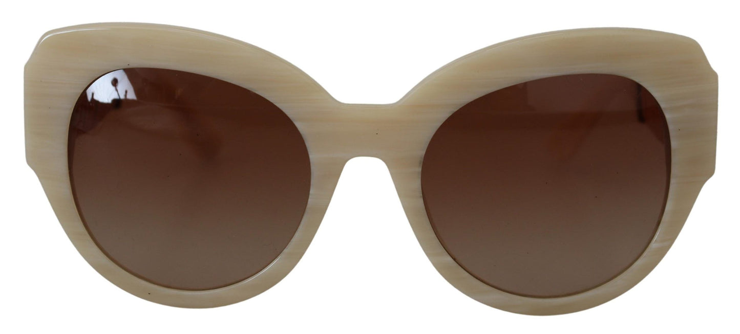 Dolce & Gabbana Chic Beige Acetate Sunglasses for Women