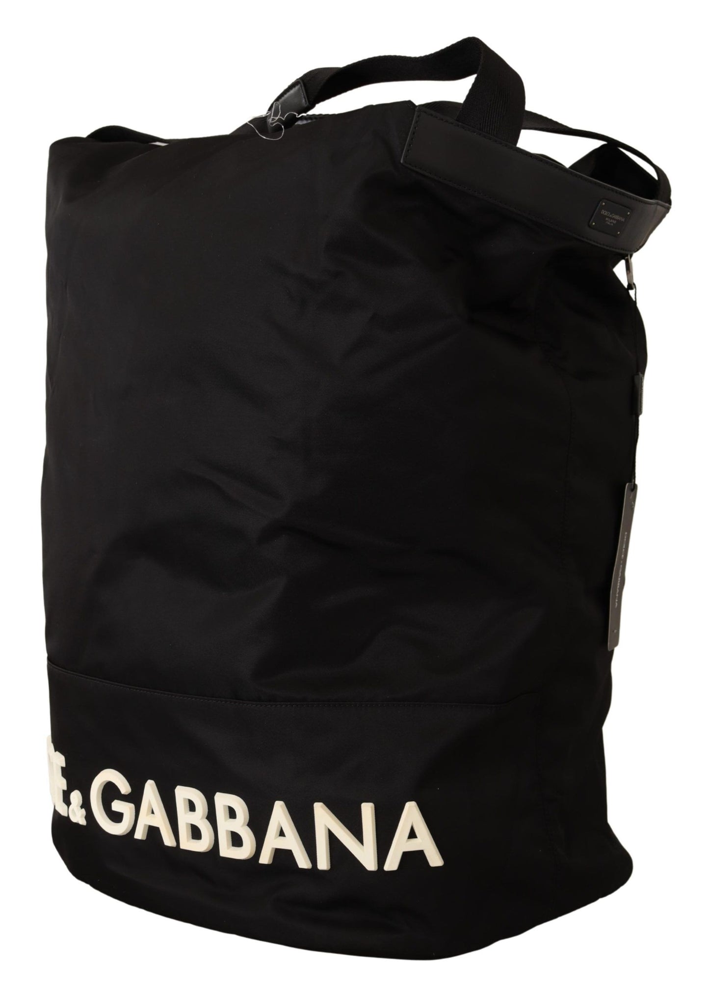 Dolce & Gabbana Elegant Black Tote for the Modern Gentleman