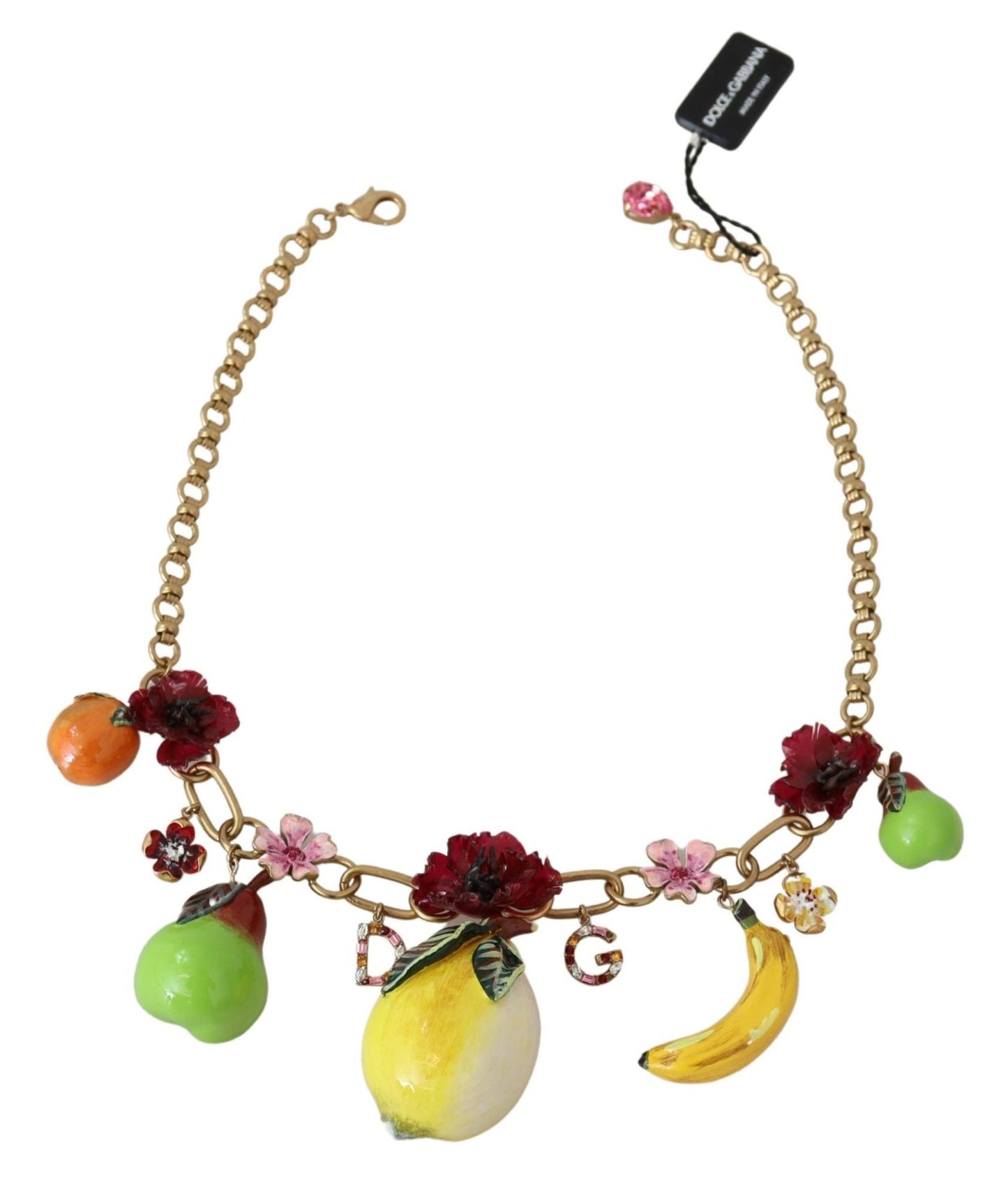 Dolce & Gabbana Enchanted Garden Crystal Necklace