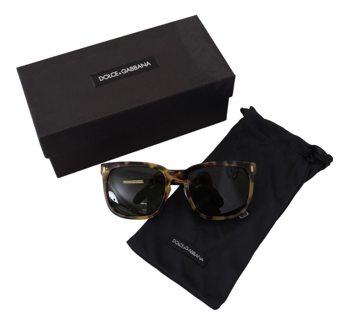 Dolce & Gabbana Chic Havana Wayfarer Sunglasses