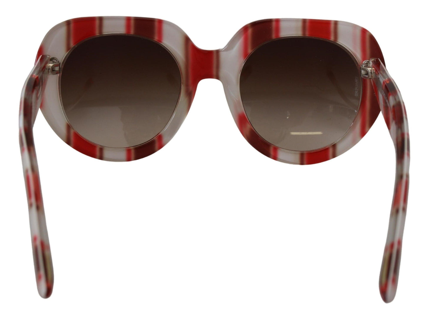 Dolce & Gabbana Chic Oversized Striped Sunglasses