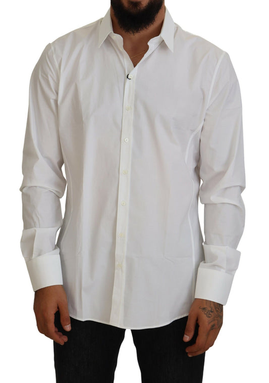 Dolce & Gabbana Elegant White Sicilia Formal Shirt