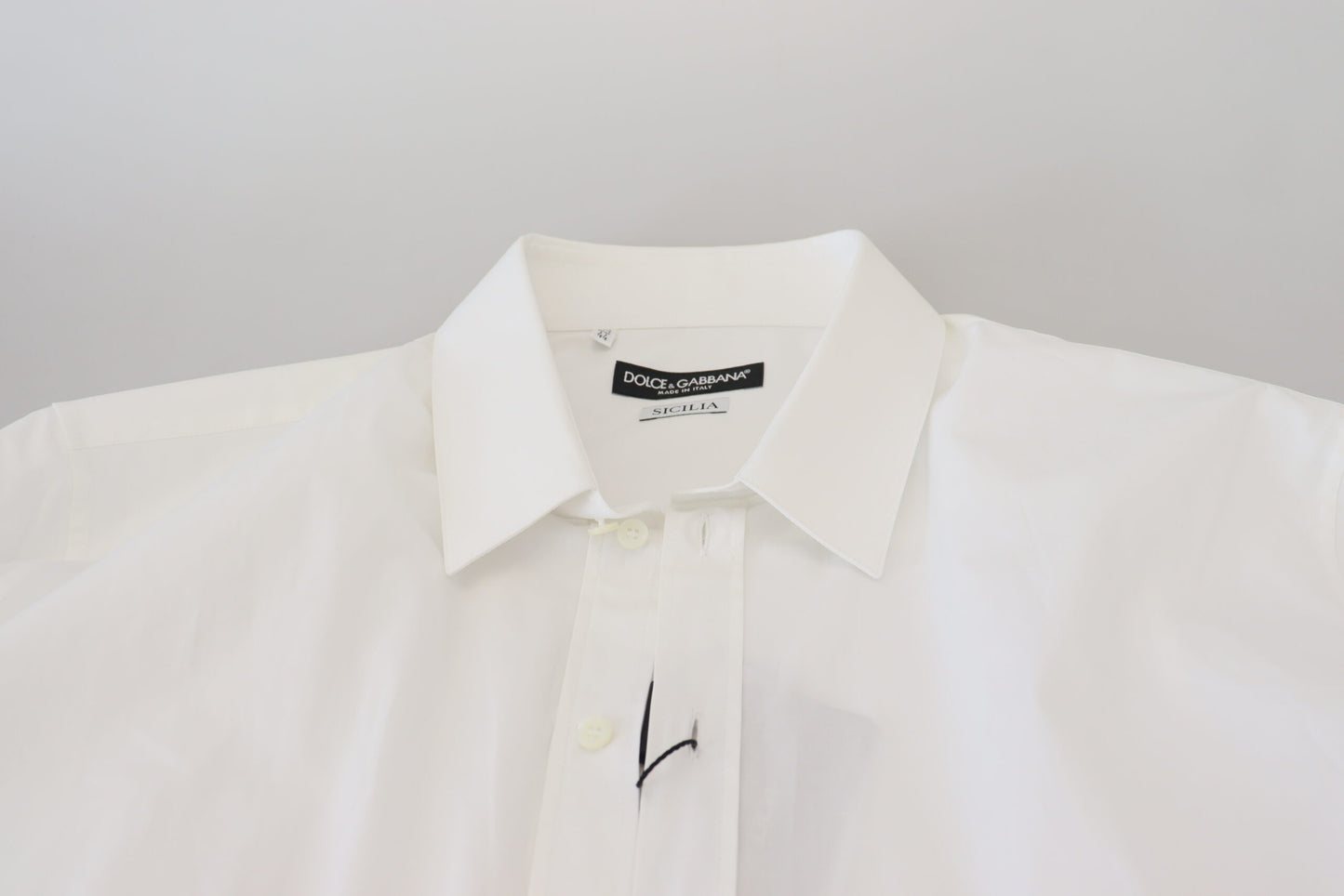 Dolce & Gabbana Elegant White Sicilia Formal Shirt