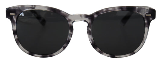 Dolce & Gabbana Elegant Black Havana Sunglasses