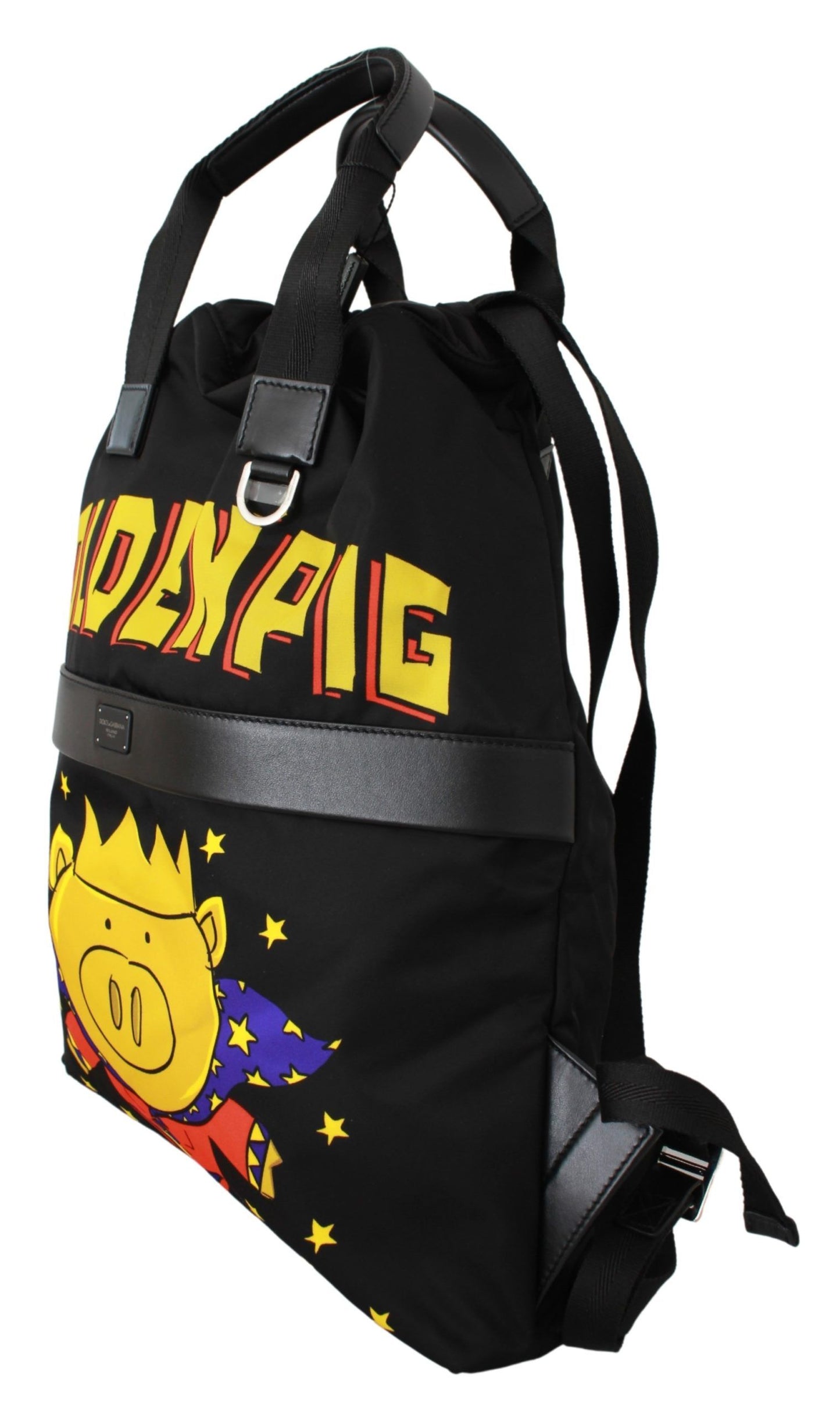 Dolce & Gabbana Elevate Your Style with a Sleek Black Designer Backpack