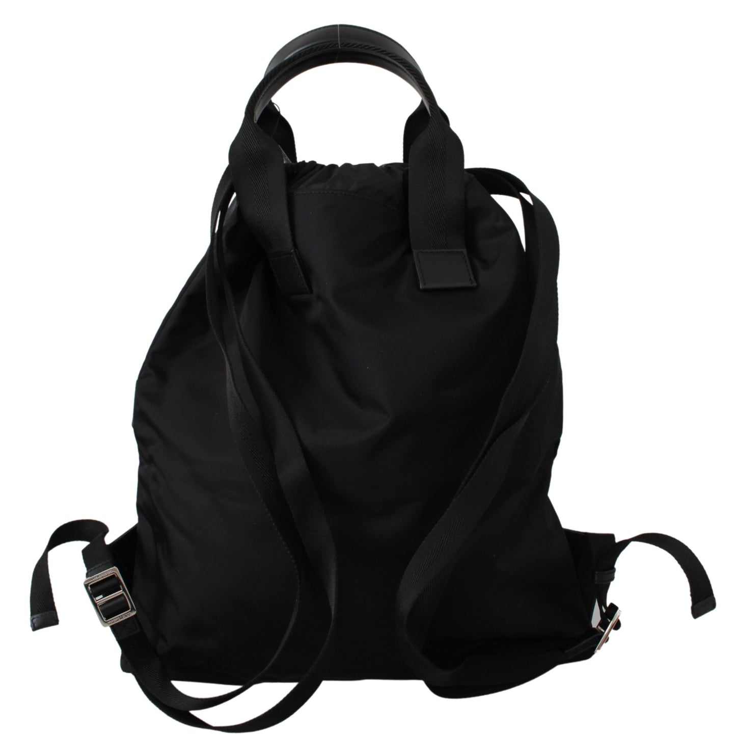 Dolce & Gabbana Elevate Your Style with a Sleek Black Designer Backpack