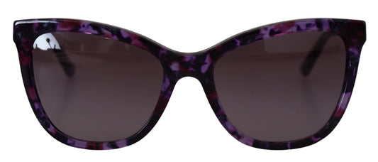 Dolce & Gabbana Elegant Purple Cat Eye Sunglasses