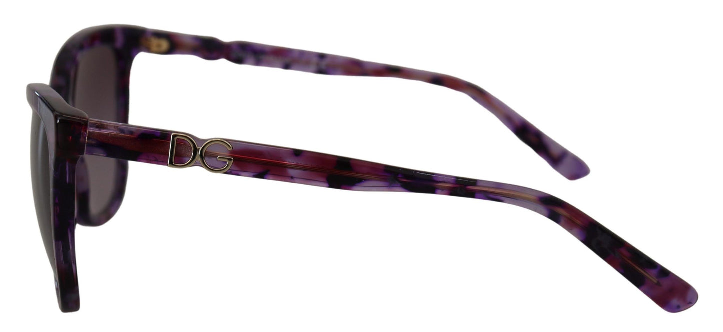 Dolce & Gabbana Elegant Purple Cat Eye Sunglasses