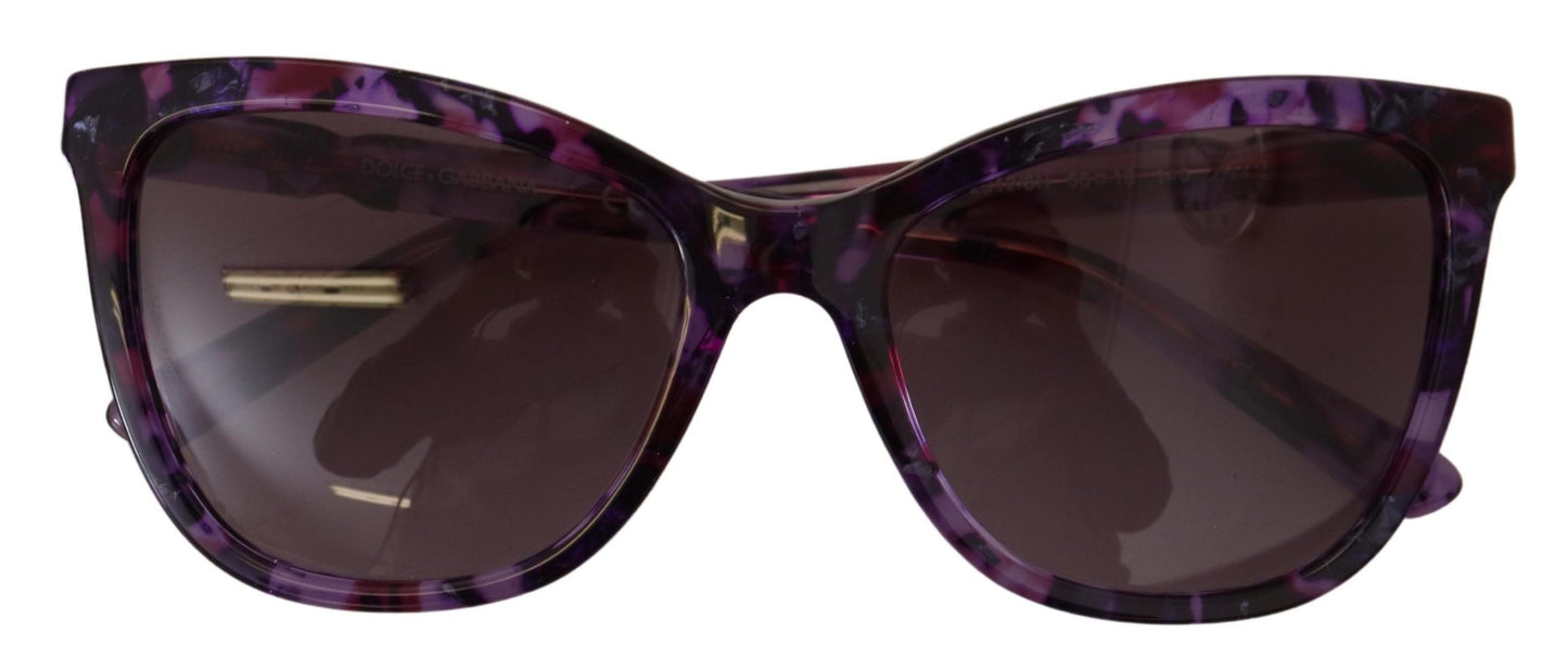 Dolce & Gabbana Elegant Purple Cat Eye Sunglasses