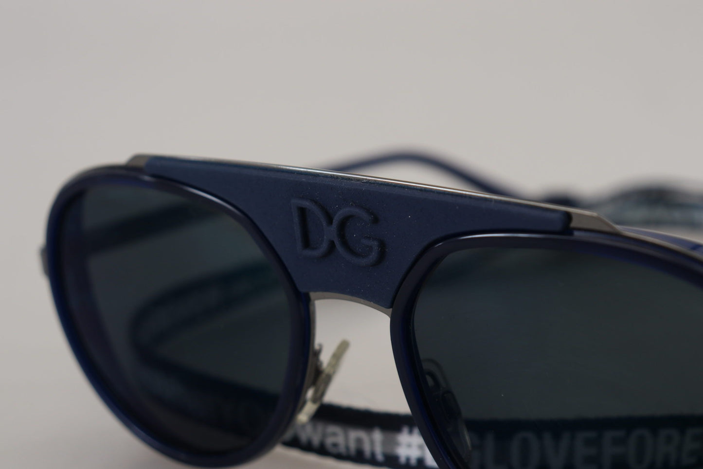 Dolce & Gabbana Elegant Unisex Blue Metal Sunglasses