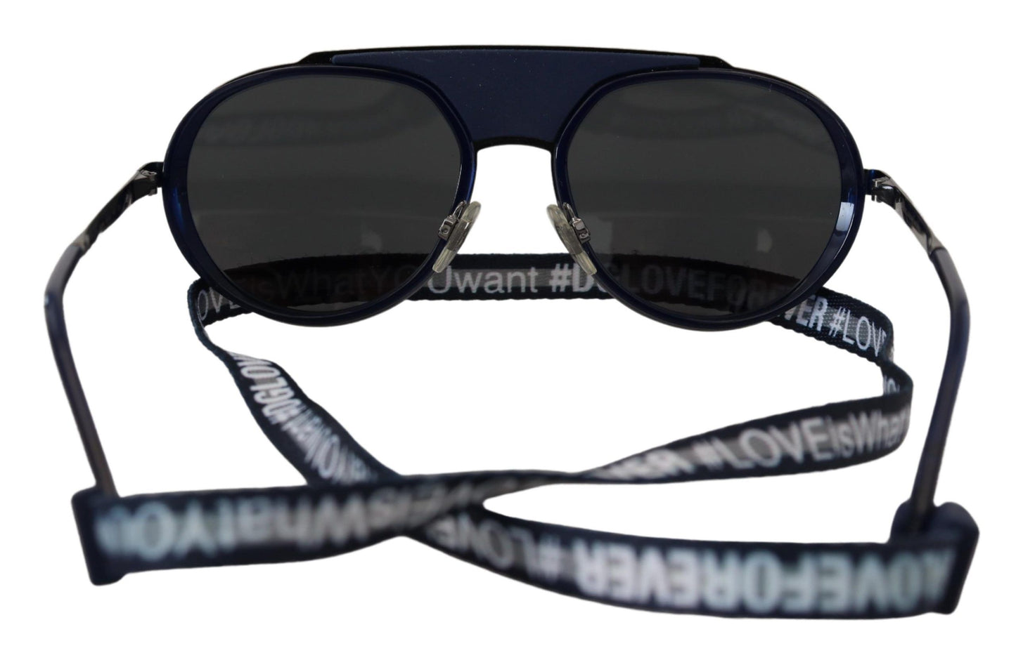 Dolce & Gabbana Elegant Unisex Blue Metal Sunglasses